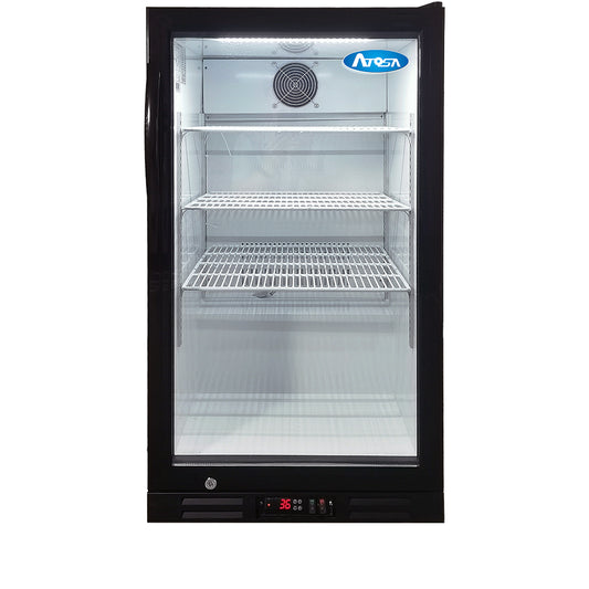 Atosa CTD-7T Countertop Glass Door Merchandiser Cooler with Thermostat Control