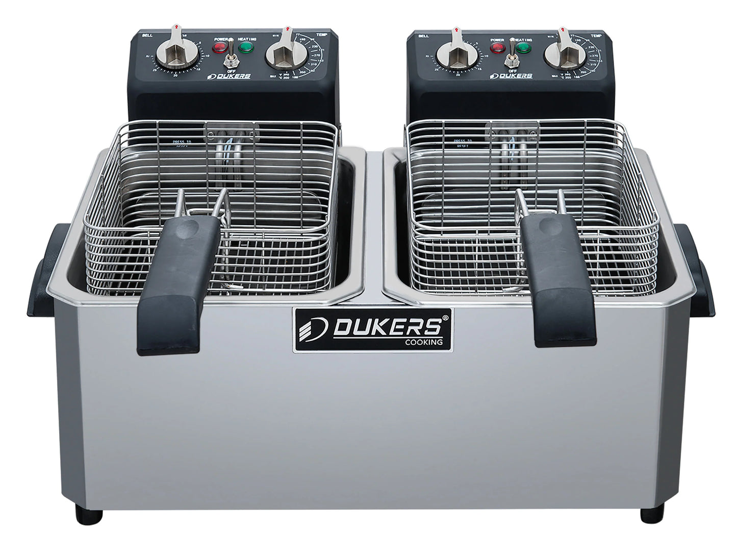 Dukers DCF10ED Two Basket Electric Fryer