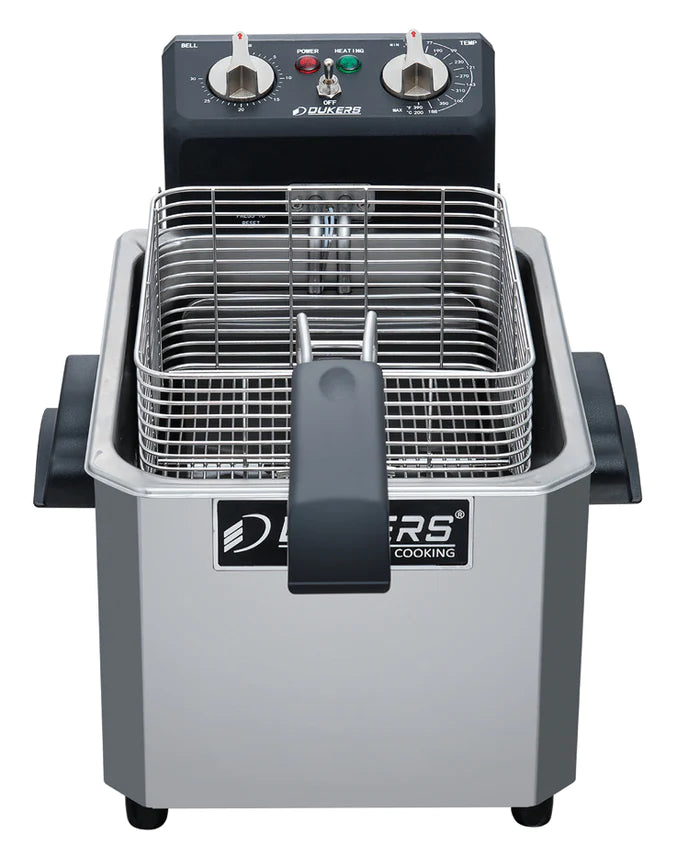 Dukers DCF15E One Basket Electric Fryer