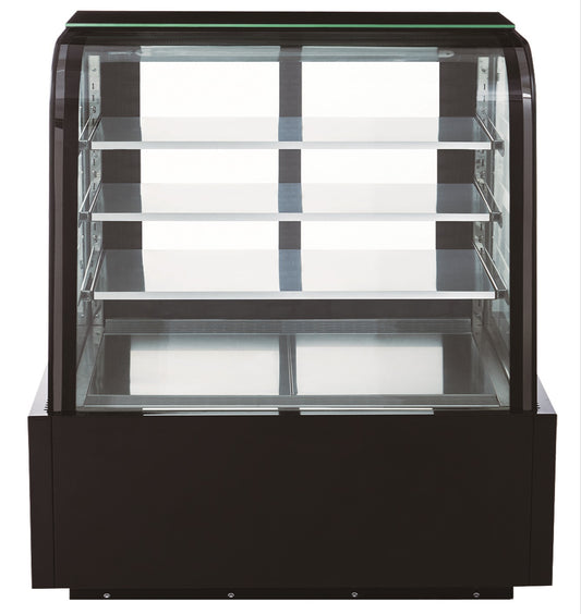 Dukers DDM48R-CB Curve Glass Bakery Cases