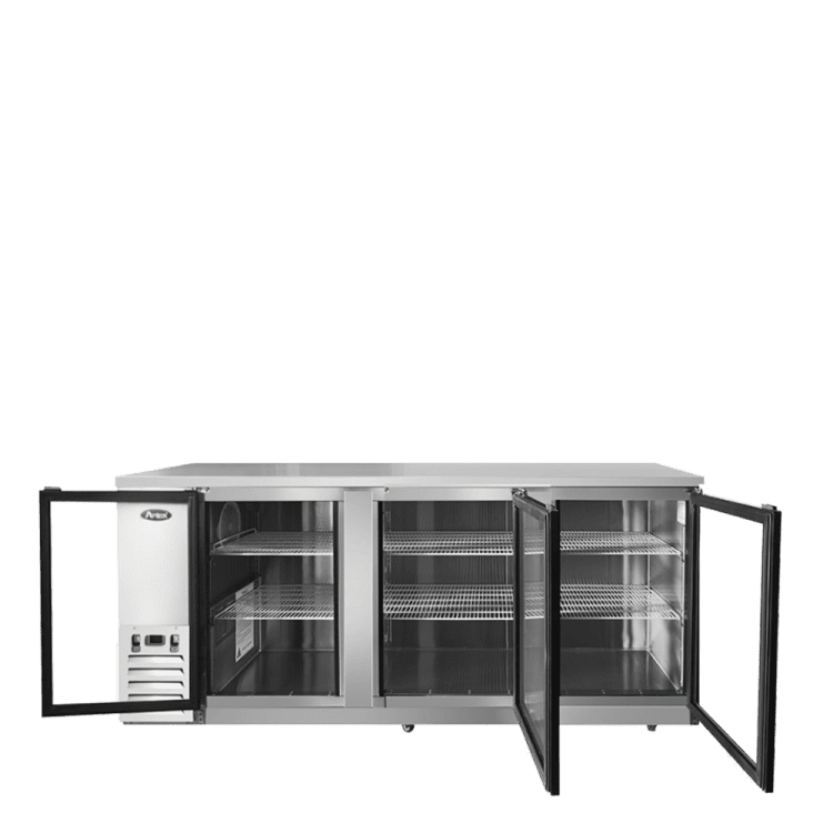 Atosa MBB90GGR 48'' Glass Door Back Bar Cooler