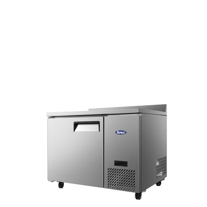 Atosa MGF44GR 44" Worktop Refrigerator w/ Backsplash, Side Mount Compressor