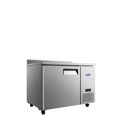 Atosa MGF44GR 44" Worktop Refrigerator w/ Backsplash, Side Mount Compressor