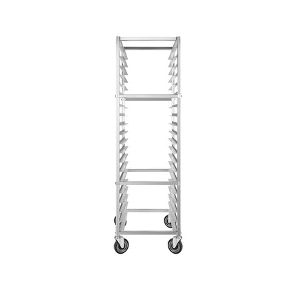 Atosa MPRA-20 Heavy-Duty 20 Pan End Load Bun/Sheet Pan Rack with Casters
