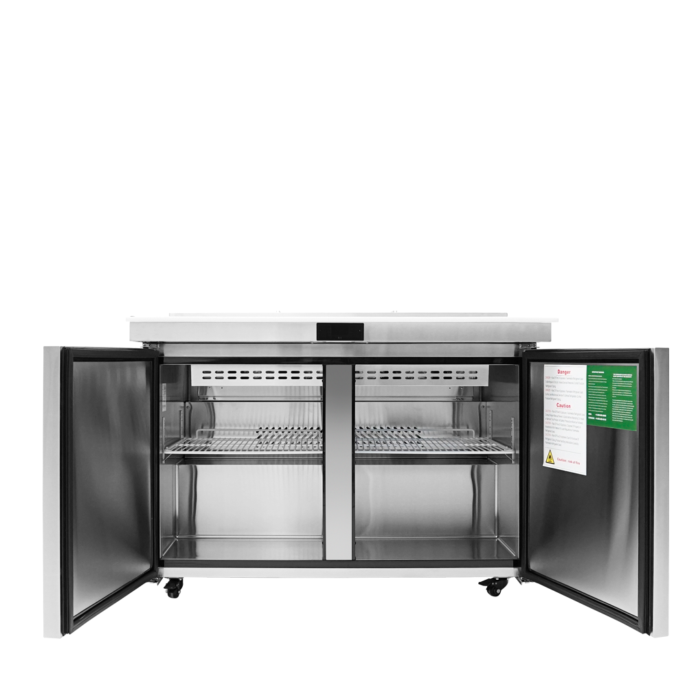 Atosa MSF8306GR-NTCV 48'' Mega top Sandwich Prep. Table with Night Cover