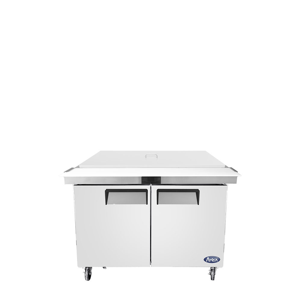 Atosa MSF8306GR-NTCV 48'' Mega top Sandwich Prep. Table with Night Cover