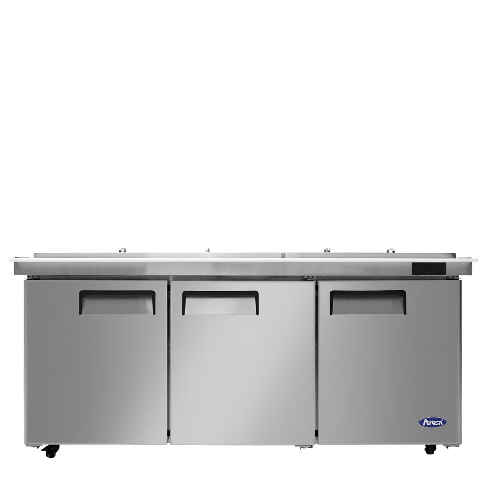 MSF8308GR 72'' Mega top Sandwich Prep. Table, 30 S/S Pans MSF8308GR 72'' Mega top Sandwich Prep. Table, 30 S/S Pans