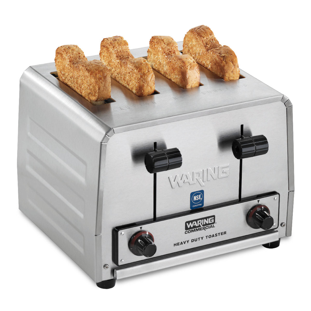Waring WCT805B 4-Slice Heavy-Duty Commercial Toaster, 208V