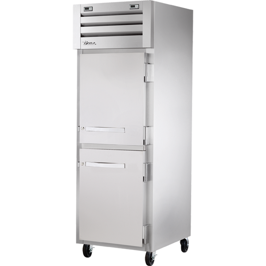 True STA1DTA-2HS-HC Reach-In Solid Half Swing Door Dual Temperature Alternative Refrigerator/Freezer