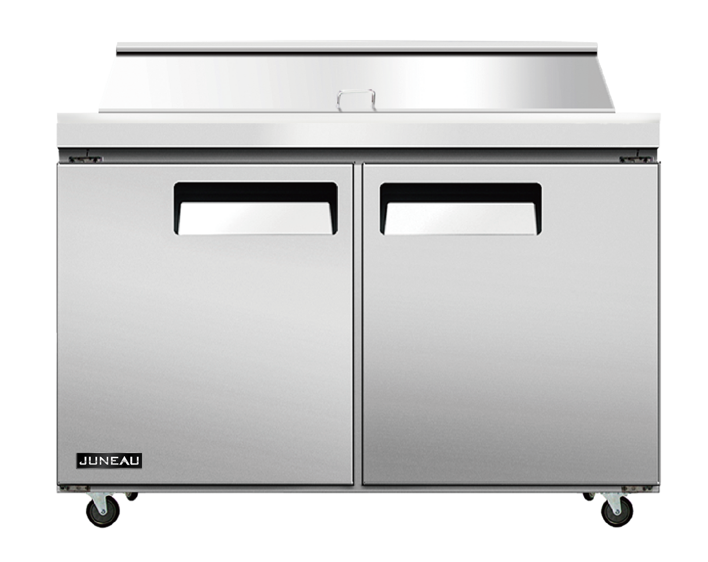Juneau 60″ Refrigerated Prep Table, 2 Doors, 8.9 cu.ft Capacity, 115V, 510W