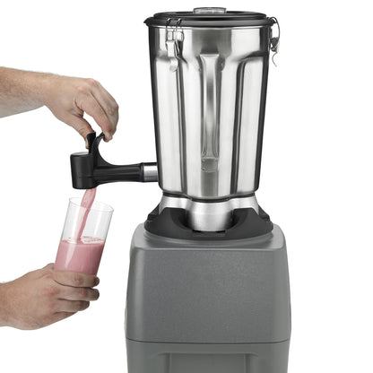 Waring CB15SF 3.75 HP Blender, 1 Gallon, Electronic Touchpad Controls with Stainless Steel Container Spigot