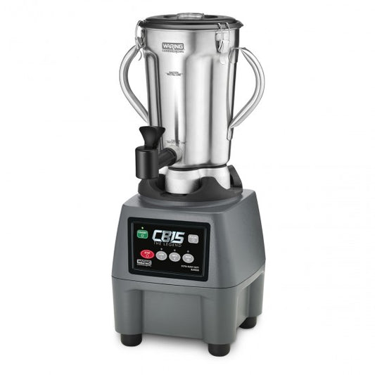 Waring CB15SF 3.75 HP Blender, 1 Gallon, Electronic Touchpad Controls with Stainless Steel Container Spigot