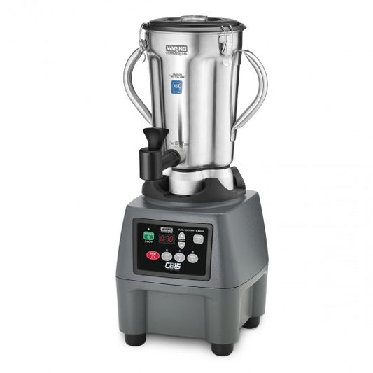 Waring CB15TSF 3.75 HP Blender, 1 Gallon, Electronic Touchpad Controls with Timer with Stainless Steel Container Spigot