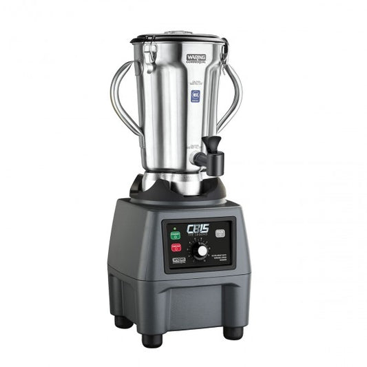 Waring CB15VSF 3.75 HP Blender, 1 Gallon, Variable Speed with Stainless Steel Container Spigot