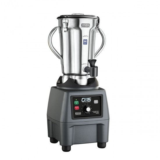 Waring CB15VSF 3.75 HP Blender, 1 Gallon, Variable Speed with Stainless Steel Container Spigot