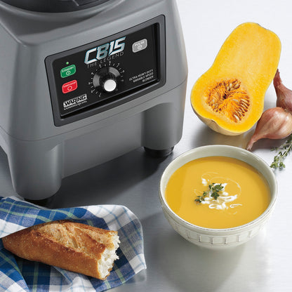 Waring CB15VSF 3.75 HP Blender, 1 Gallon, Variable Speed with Stainless Steel Container Spigot