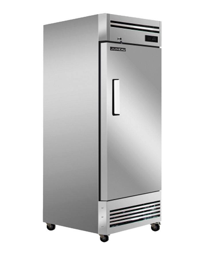 Juneau 27″ Reach-In Freezer Single Door Stainless Steel 18 cu.ft. Capacity, 115 V, 630 W