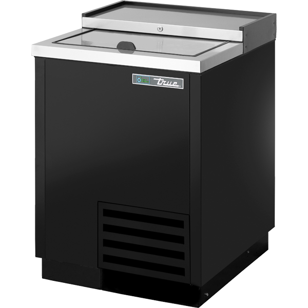 True TD-24-7-HC Solid Slide Lid Deep Well Horizontal Bottle Cooler