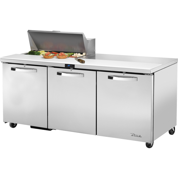 True TSSU-72-08-HC~SPEC3 Solid Door Sandwich/Salad Unit Spec Package 3