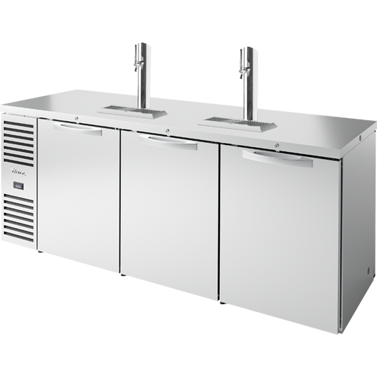 True TDR84-PTSZ1-L-S-SSS-SSS-1 Pass-Thru Single Zone Refrigerator
