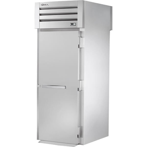 True STG1HRT-1S-1S Roll-Thru Solid Swing Door Heated Cabinet