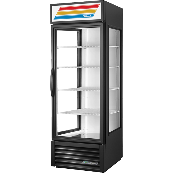 True GEM-23-HC~TSL01 Glass End Refrigerator