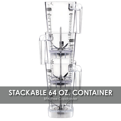Waring MX1000XTX 3.5 HP Blender w/ Paddle Switches & 64 oz. BPA-Free Copolyester Container