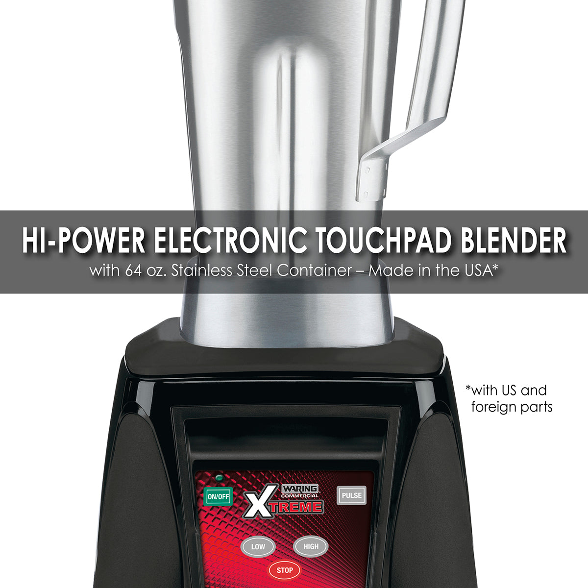 Waring MX1050XTS 3.5 HP Blender w/ Electronic Keypad & 64 oz. Stainless Steel Container