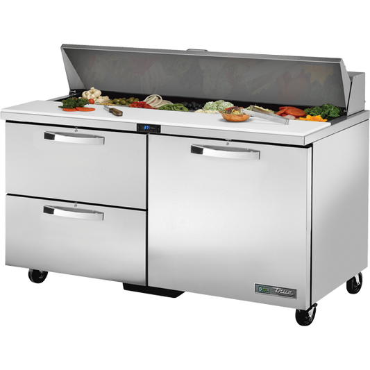True TSSU-60-16D-2-HC~SPEC3 Sandwich/Salad Unit with Drawers Spec Package 3