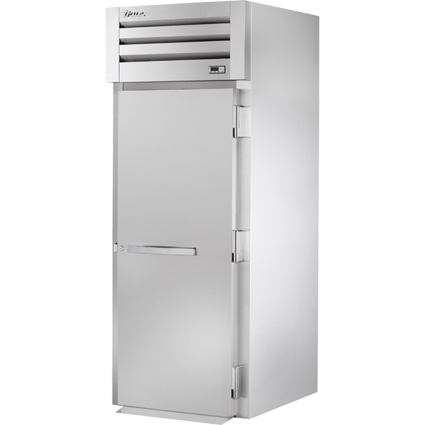 True STA1HRI89-1S Roll-In Solid Swing Door 89" High Heated Cabinet