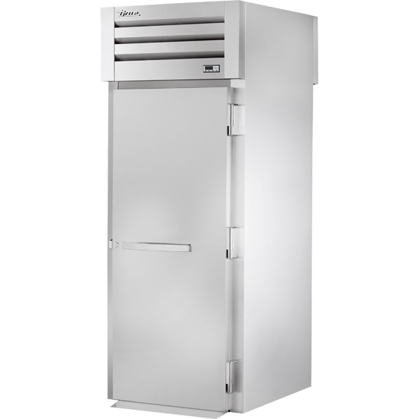 True STG1HRT89-1S-1S Roll-Thru Solid Swing Door 89" High Heated Cabinet