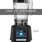 Waring TBB175 2 HP Blender,Variable Dial Controls with 48 oz. BPA-Free Copolyester Container