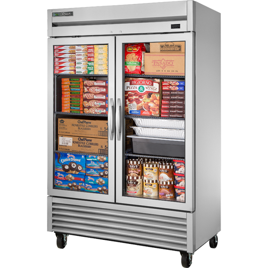 True T-49FG-HC~FGD01 Reach-In Glass Swing Door -10ºF Freezer