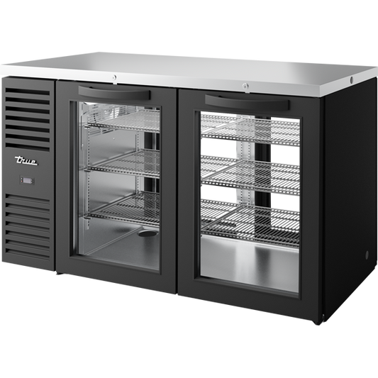 True TBR60-PTSZ1-L-B-GG-GG-1 Pass-Thru Single Zone Refrigerator