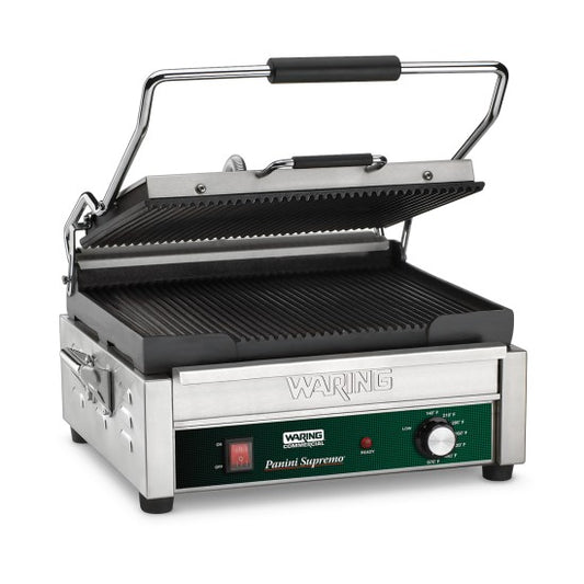 Waring WPG250 Panini Supremo® Large Panini Grill — 120V (14.5" x 11" cooking surface)