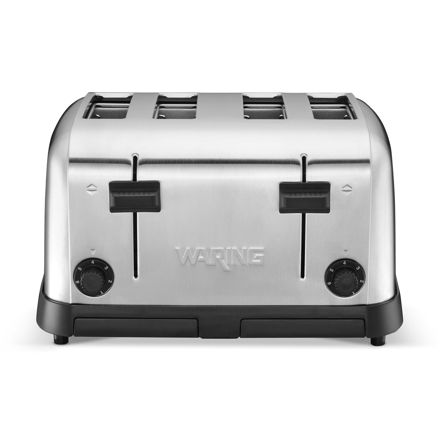 Waring WCT708 Brushed Chrome 4-Slice Commercial Medium-Duty Toaster