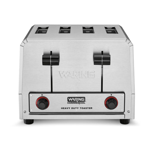 Waring WCT800 4-Slice Heavy-Duty Commercial Toaster, 120V, 19 Amp