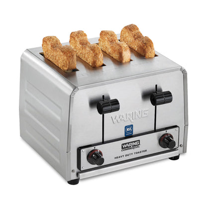 Waring WCT800RC 4-Slice Heavy-Duty Commercial Toaster, 120V, 15 Amp