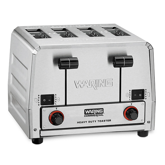 Waring WCT855 4-Slice Heavy-Duty Switchable Bagel/Toast Toaster, 240V