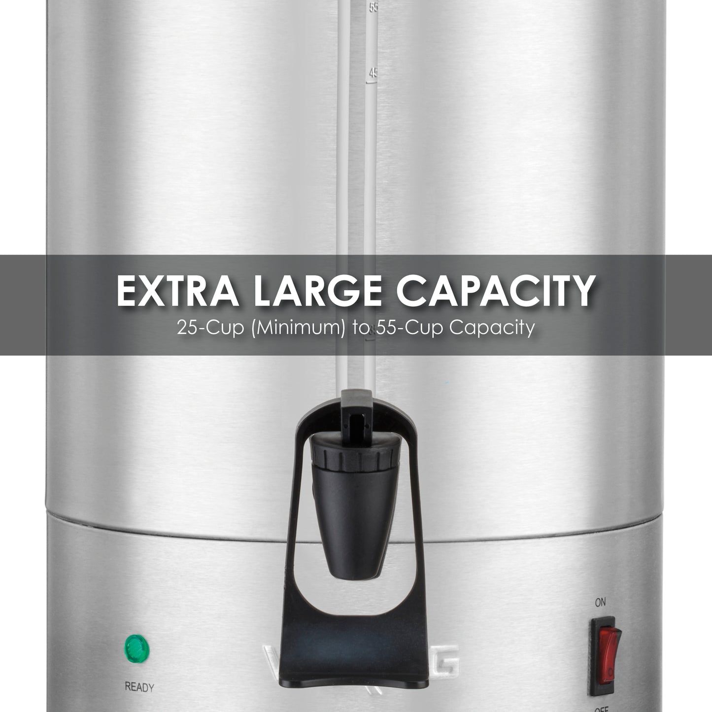 Waring WCU55 Coffee Urn Stainless Steel – 55 Cups