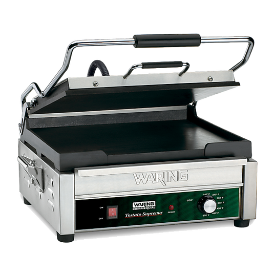 Waring WFG275 Full-Sized 14" x 14" Flat Toasting Grill — 120V (14" x 14" cooking surface)