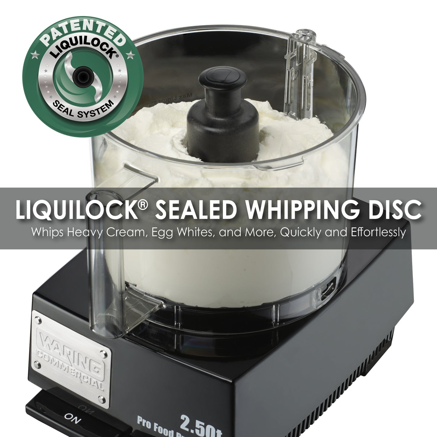 Waring WFP11S 2.5-Qt. Bowl Cutter Mixer with LiquiLock® Seal System