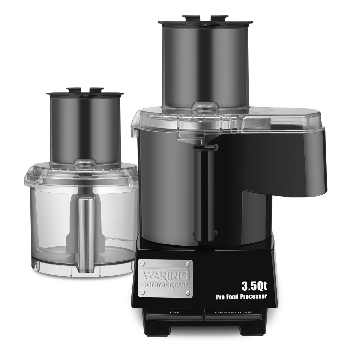 Waring WFP14SC 3.5-Qt. Combination Bowl Cutter Mixer and Continuous-Feed with LiquiLock® Seal System