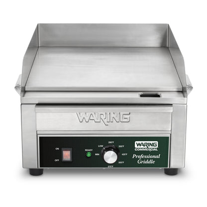 Waring WGR140X Countertop Electric Griddle — 120V, 1800W (14" x 16" cooking surface)