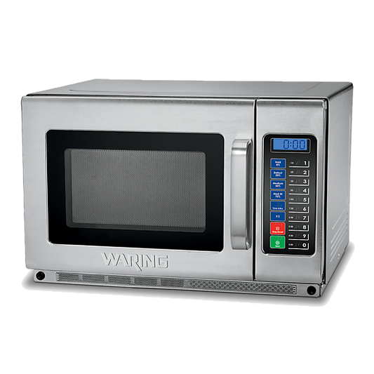 Waring WMO120 Medium-Duty Microwave Oven, .9 Cubic Feet, 120V-1000W