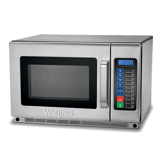 Waring WMO120 Medium-Duty Microwave Oven, .9 Cubic Feet, 120V-1000W