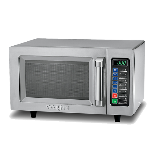 Waring WMO90 Medium-Duty Microwave Oven, .9 Cubic Feet, 120V-1000W