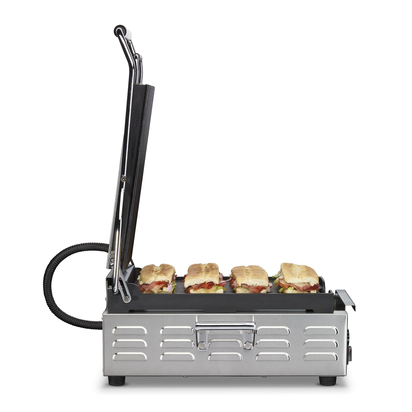 Waring WPG200 Panini Compresso™ - Slimline Panini Grill— 120V (14.5" x 7.75" cooking surface)