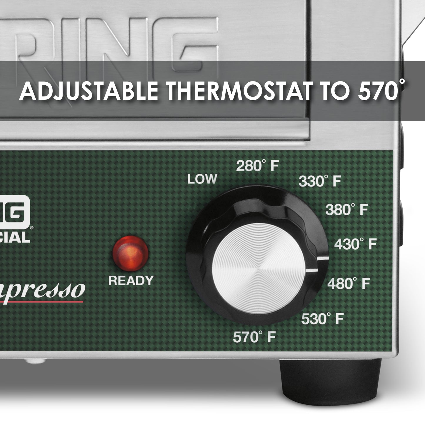 Waring WPG200 Panini Compresso™ - Slimline Panini Grill— 120V (14.5" x 7.75" cooking surface)