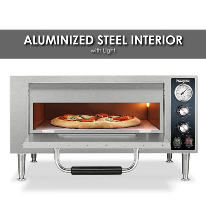Waring WPO500 Commercial Single-Deck Pizza Oven, 120V-1800W